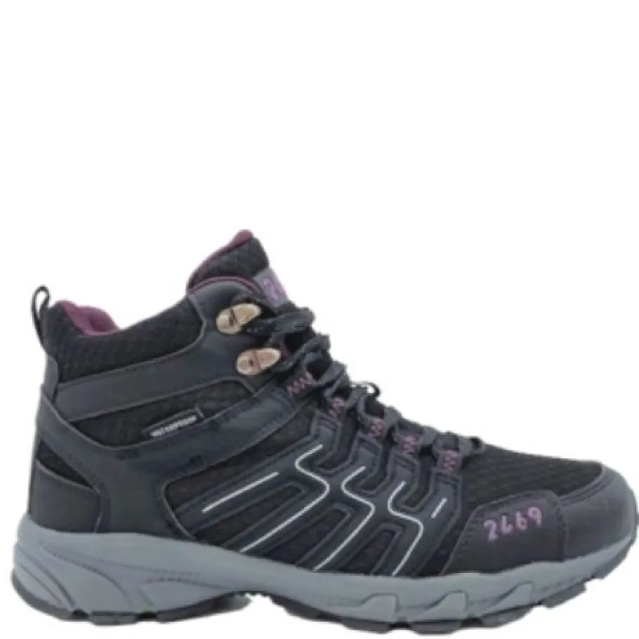 2469 Norwegian Outdoor vaelluskengät - Musta/Violetti 246902