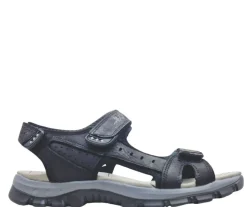 Askel sandaalit - Musta T440-1