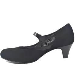 Chantana avokkaat poikkiremmillä / Musta