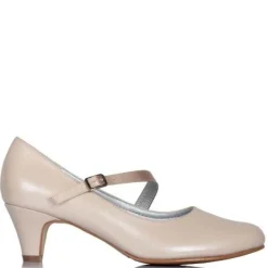 Chantana avokkaat poikkiremmillä - Nude Beige