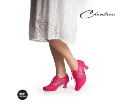 Chantana kävelykengät - Pinkki pitsi 1193-396-955