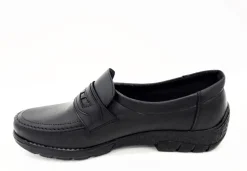 FinnSoft kävelykengät / Mokkasiini, musta