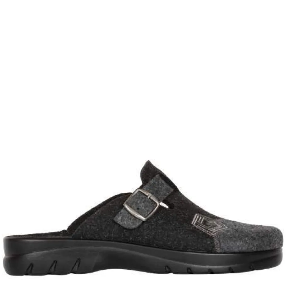 Fly Flot pistokastossut - Musta/Harmaa 6525-62677-866