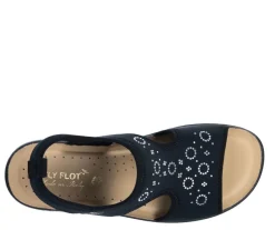 Fly Flot sandaalit - Musta Timantti 1525-5576-82