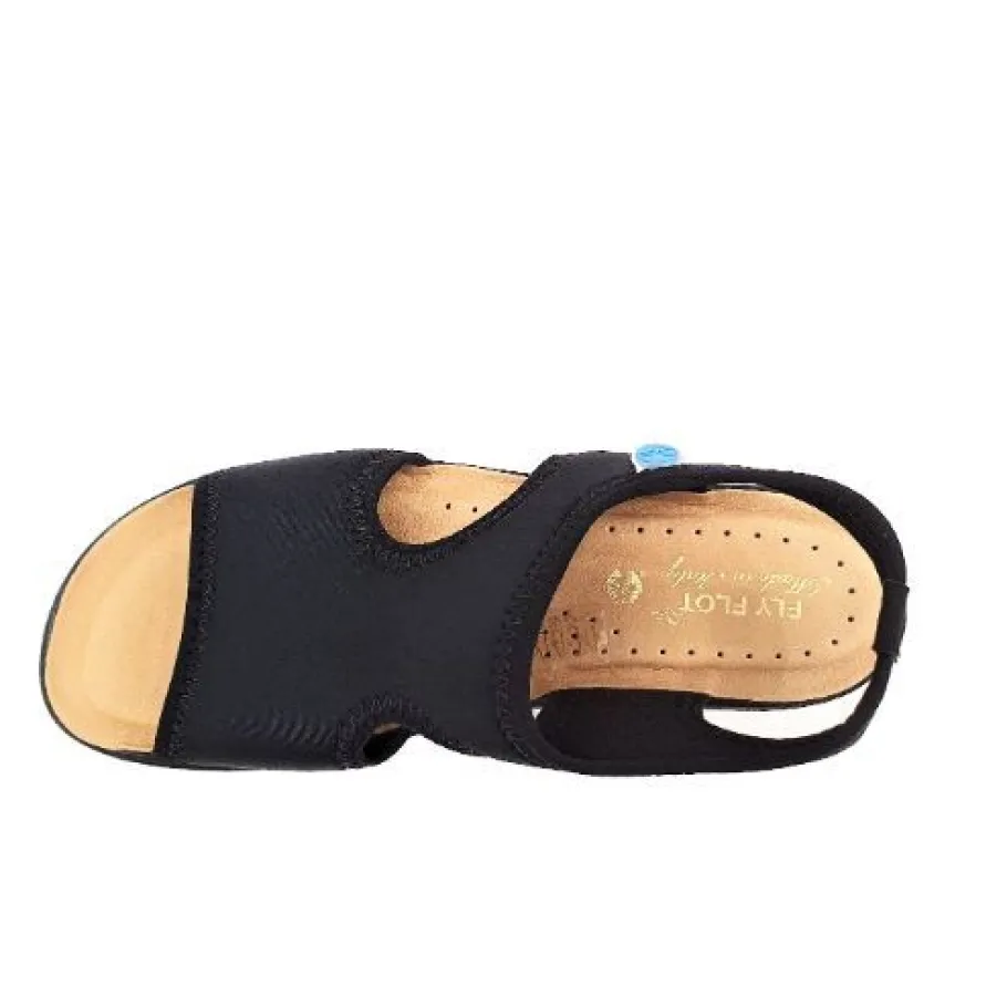 Fly Flot sandaalit - Musta