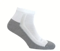 GreenGo coolmax-sukat - Sport varreton Valkoinen/Harmaa