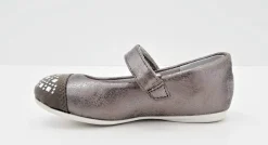 Gulliver lasten ballerinat / Hohtava tummanbeige, timanttikoristeet