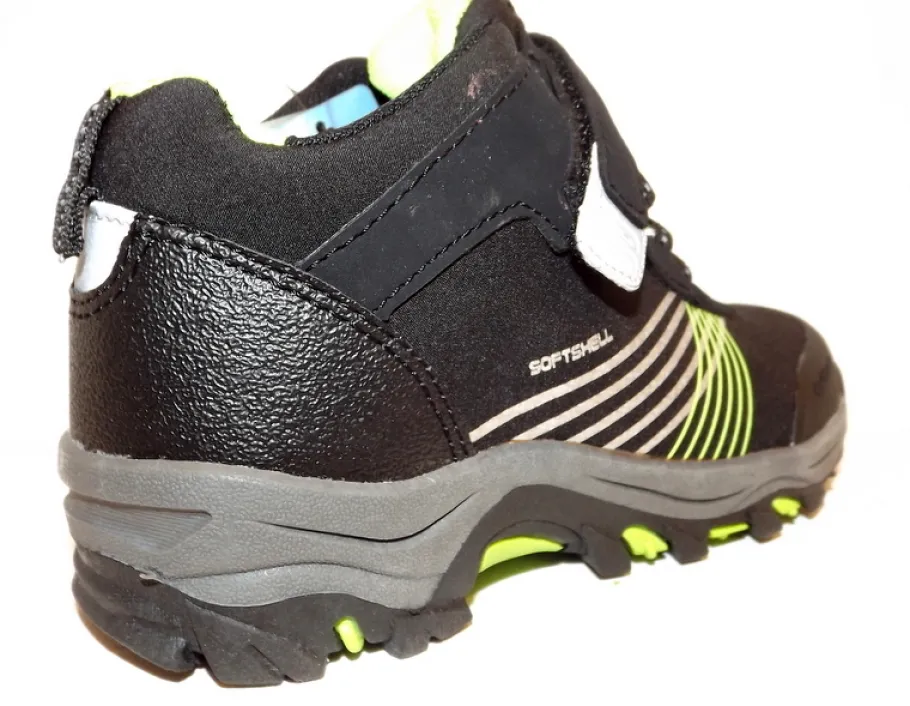 Gulliver lenkkarit / Softshell, Black-Lime