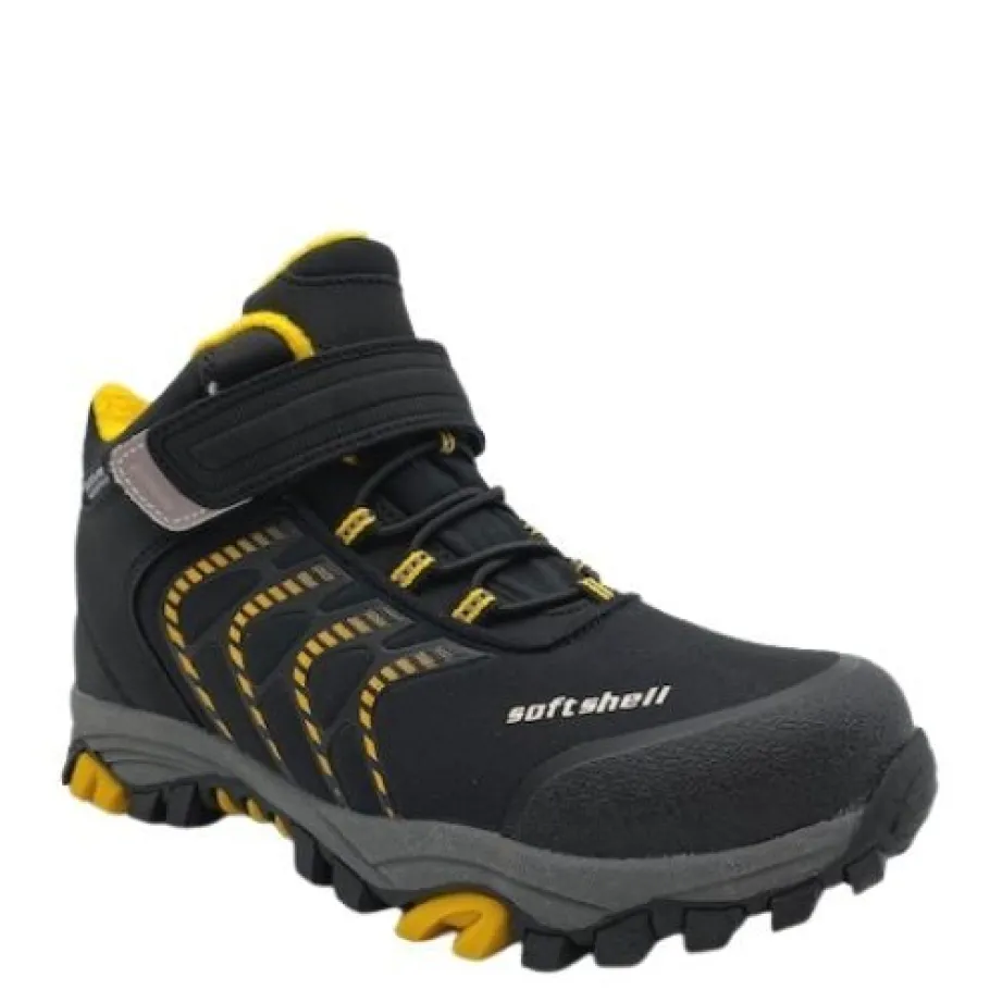 Gulliver välikausikengät - Waterproof Musta/Keltainen 435-2126