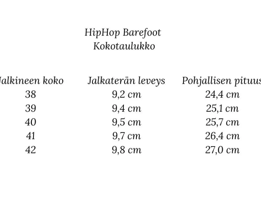 HipHop barefoot nahkatossut - Musta SB-120