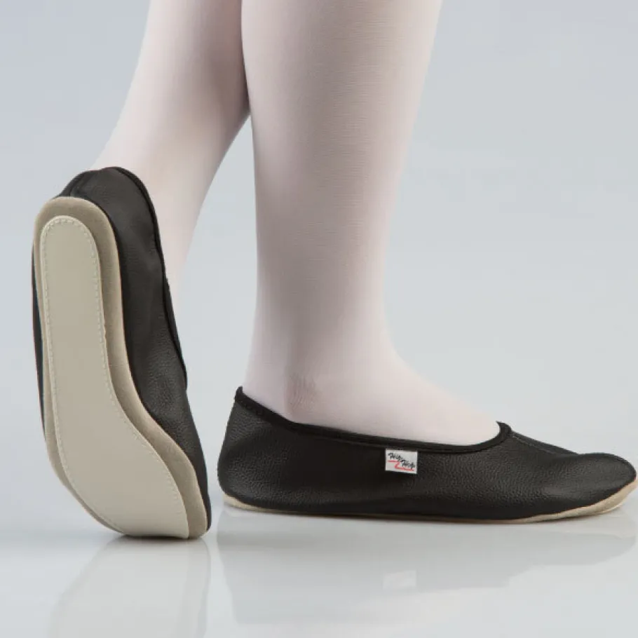 HipHop lasten nahkatossut / Musta, 25-35