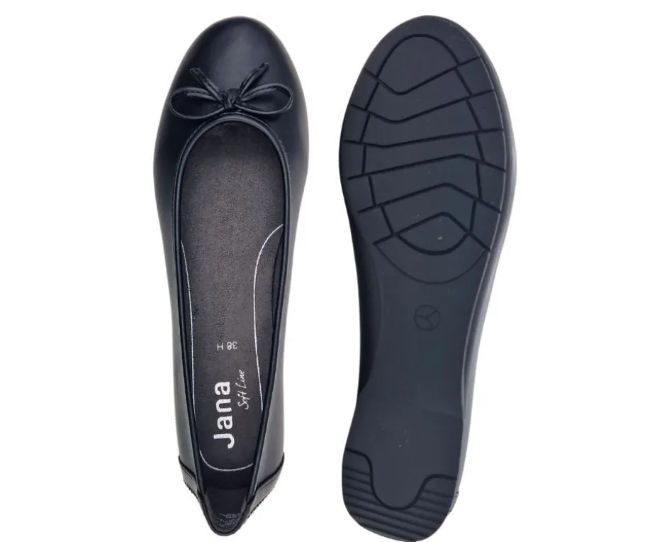 Jana ballerinat - Black 8-22163-41