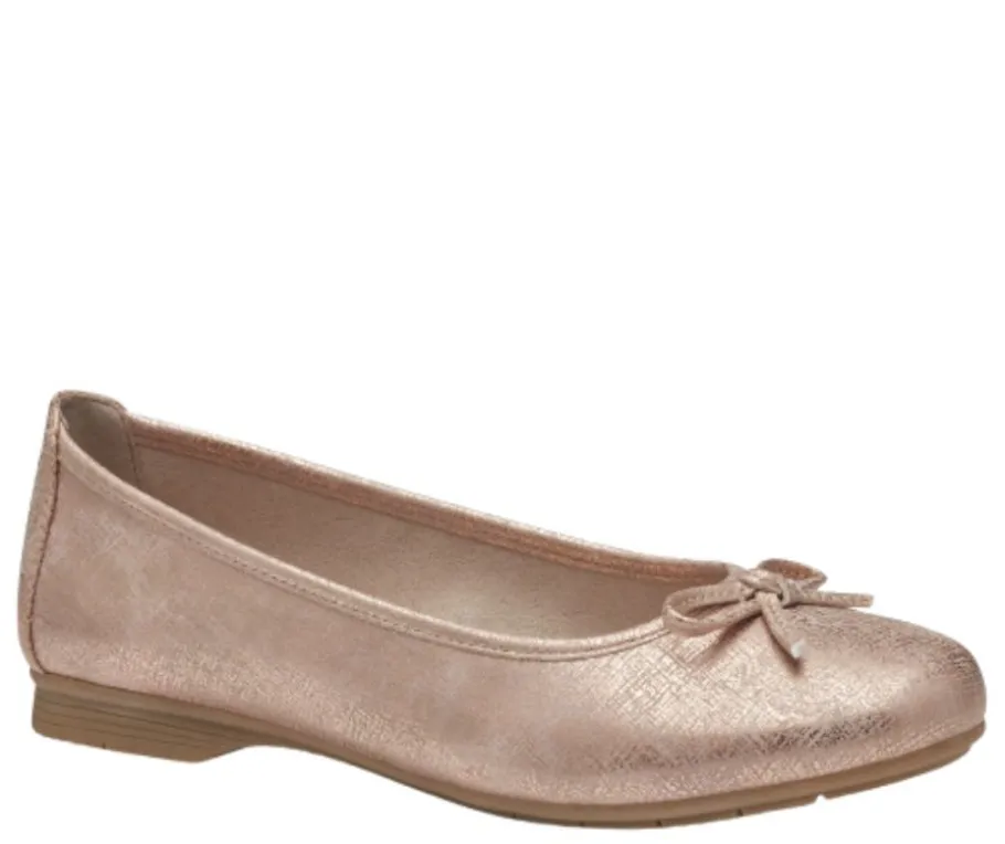 Jana ballerinat - Rose Met Str 8-22163-41