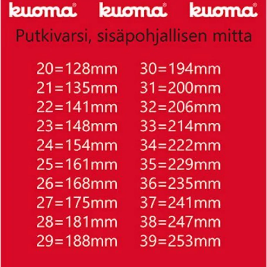 Kuoma lasten talvikengät - Putkivarsi Poltettu oranssi