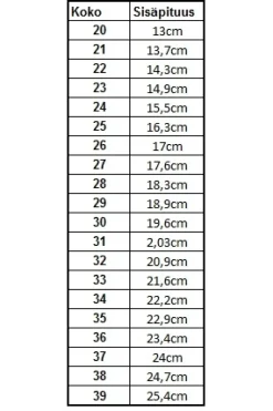 Kuoma talvikengät - Putkivarsi, Musta 36-39