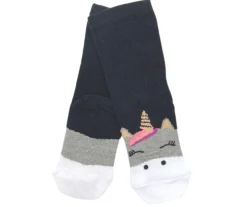 Lasten sukat yksisarvinen musta