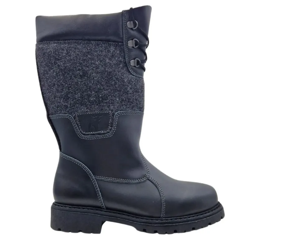 Lumikas saappaat - Musta 1151-95