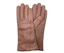 Migant nahkakäsine - Roosa, koristeommel NPG144