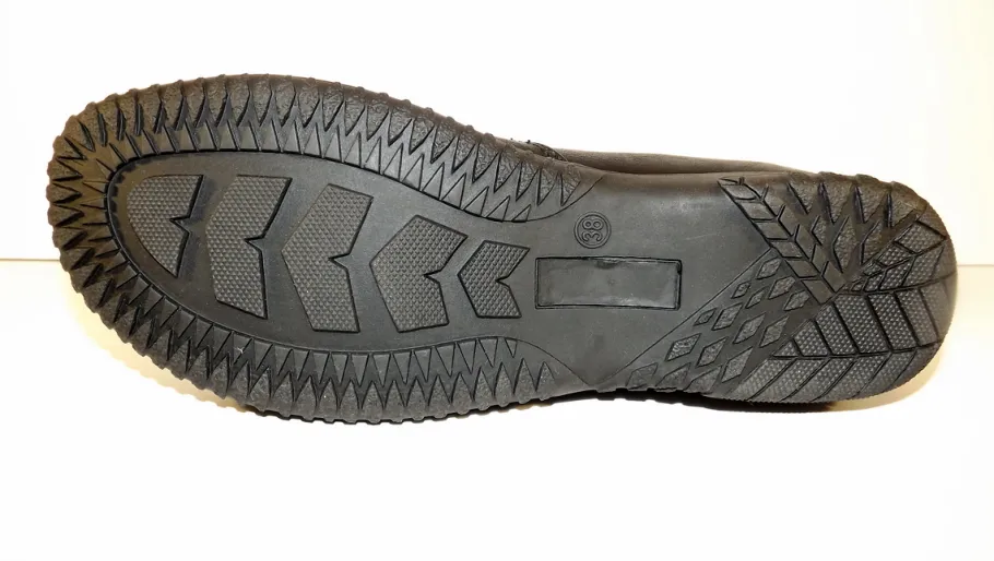 Migant nilkkurit vetoketjulla / Musta