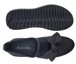 Mode Erika kangaskengät - Rusetti Musta 211-1852