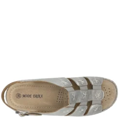 Mode Erika sandaalit - Vaalea hopea