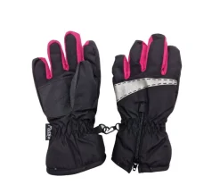 Mutka lasten toppasormikkaat - Musta/Fuksia 3111A