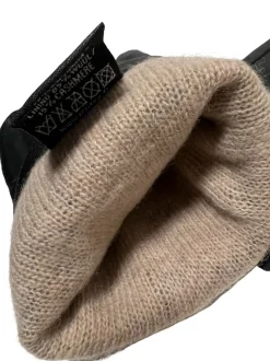 Mutka miesten nahkasormikkaat - Musta 1260MS