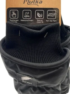 Mutka nuorten/naisten untuvarukkaset - Musta 2588A