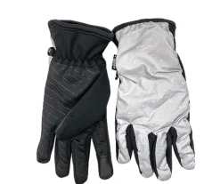 Mutka toppasormikkaat - Heijastava Musta/Harmaa 2421H