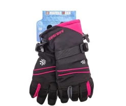 Mutka toppasormikkaat - Nuorten, Musta/Pinkki 5146C