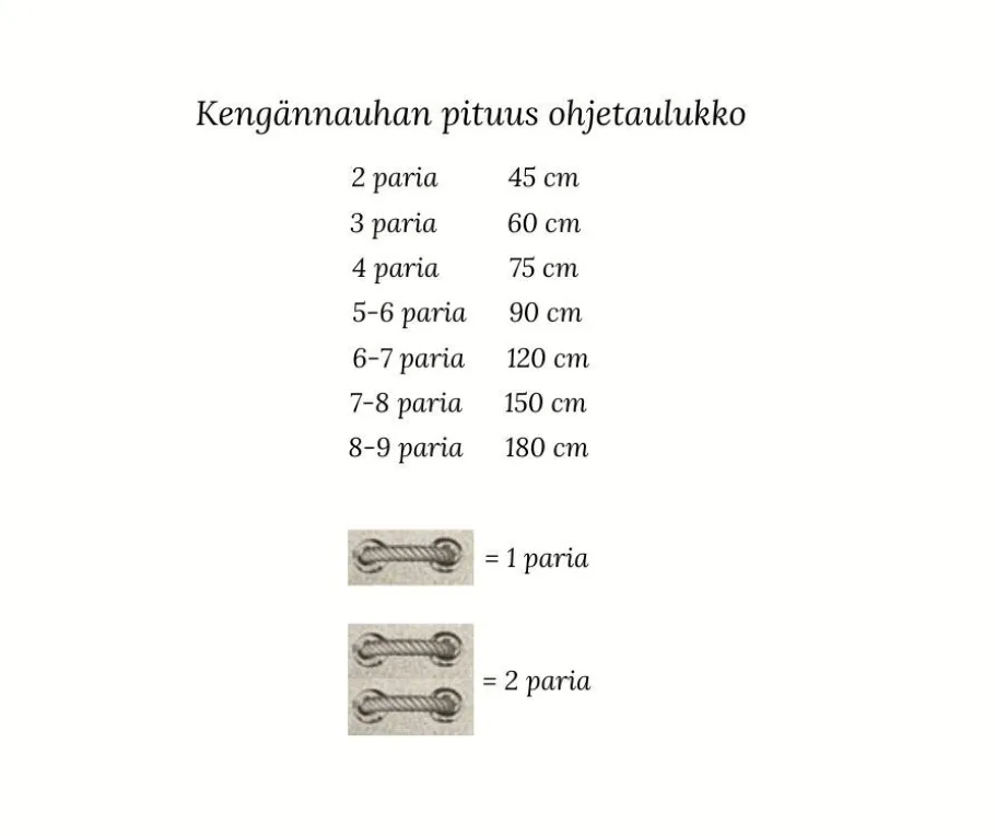 NK kengännauhat - Ruskea Pyöreä Paksu