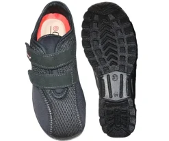 OrtoMed kävelykengät - Tarrakiinnitys, Musta