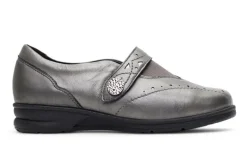 Padders kävelykengät / Kirsten 2 hopeanhohtoinen harmaa, Laaja lesti