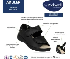 Podowell tossut - Aduler tarrakiinnitys