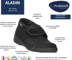 Podowell tossut - Aladin