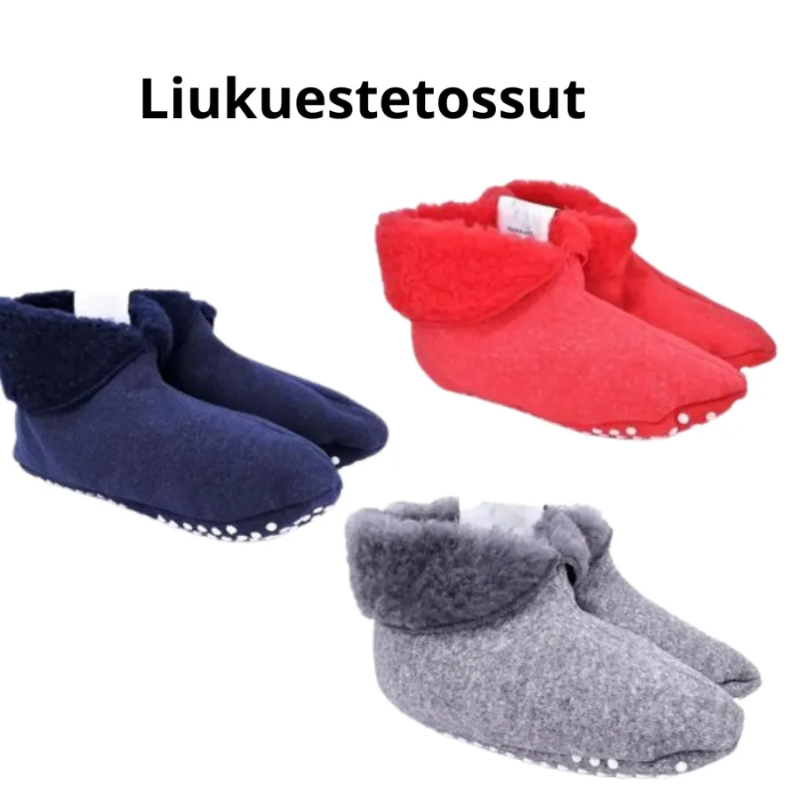 Rapu liukuestetossut - Harmaa