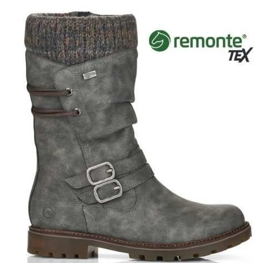 Remonte saappaat - Harmaa D8478-45