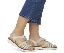 Remonte sandaalit - Beige kombi D2073-60