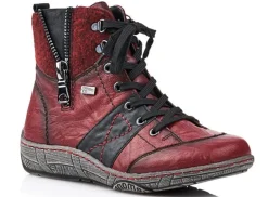 Remonte talvitennarit / RemonteTex, nauhat + vetoketju, Punainen