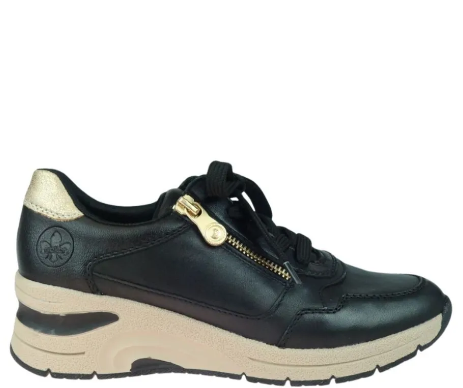 Rieker kävelykengät - Musta N9301-00