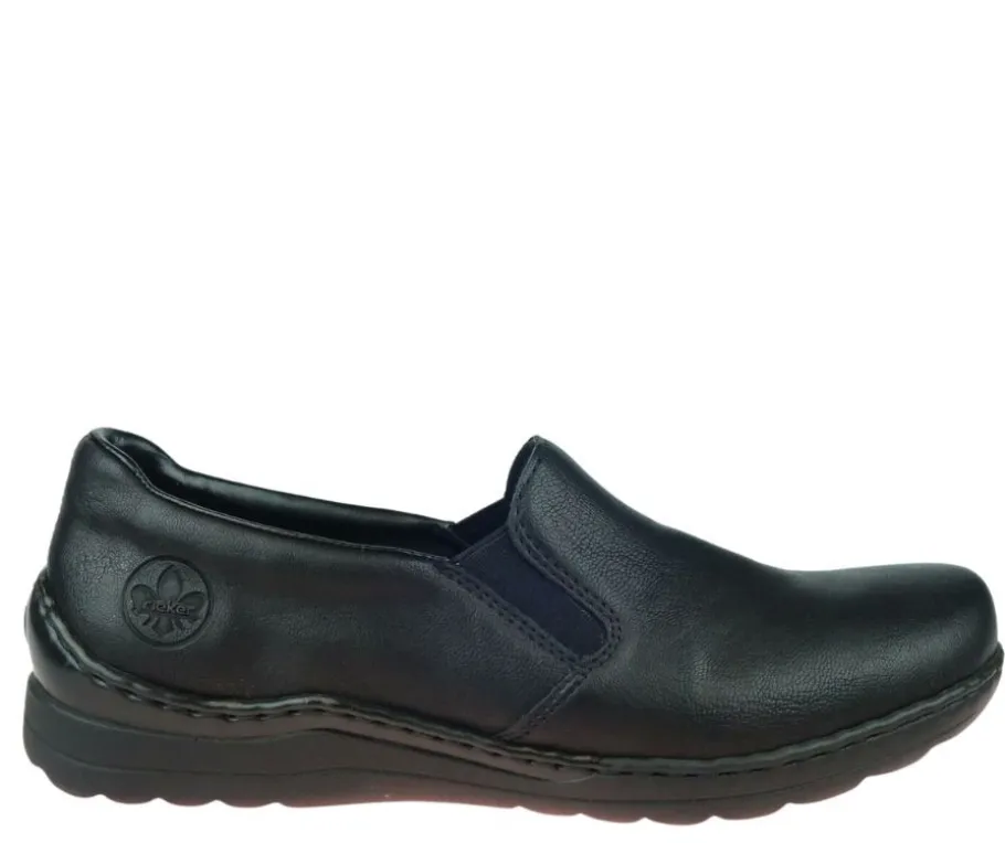 Rieker kävelykengät - Musta 48964-00