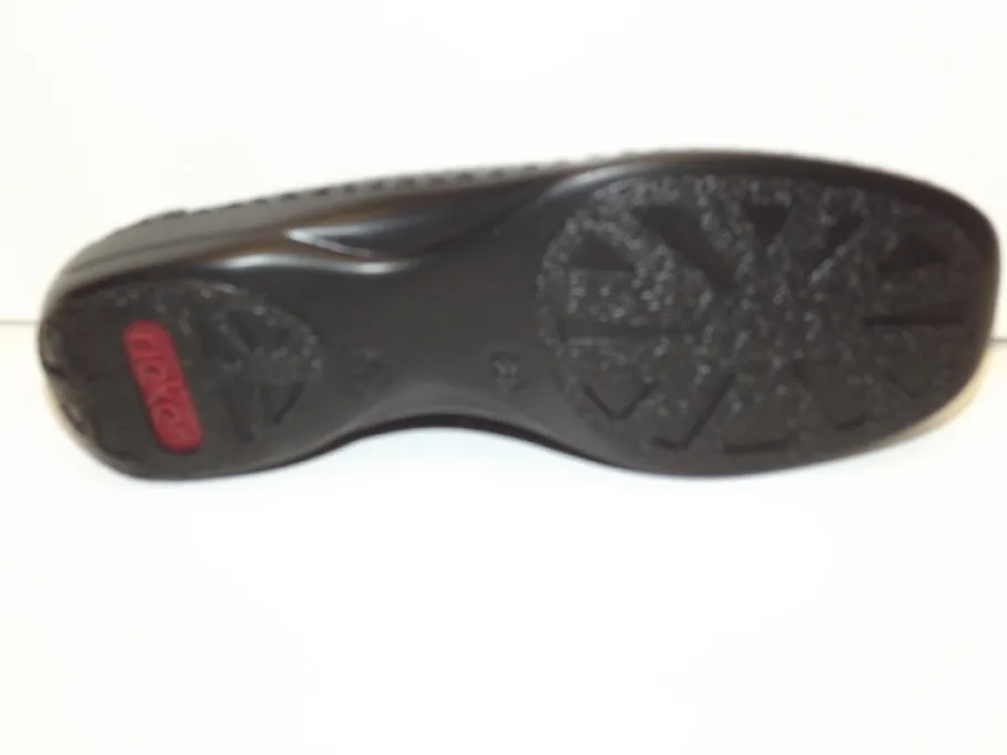 Rieker kävelykengät / Ristikkäisremmit, Musta