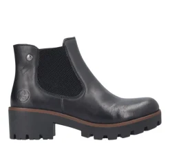 Rieker nilkkurit - Musta 79265-03