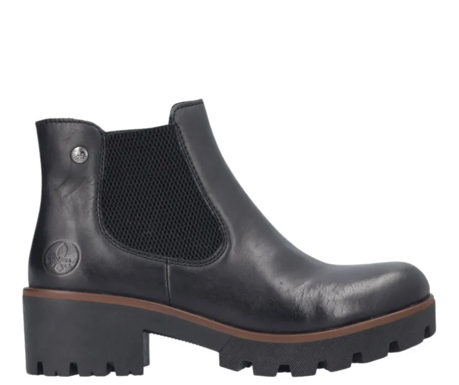 Rieker nilkkurit - Musta 79265-03