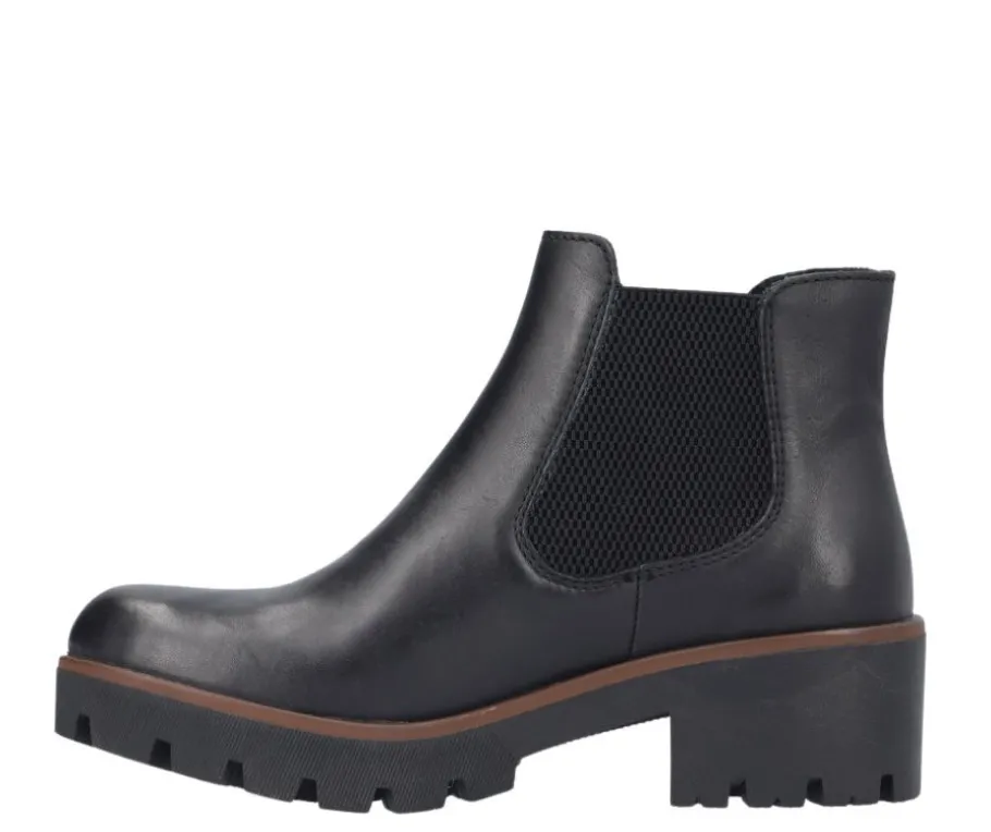 Rieker nilkkurit - Musta 79265-03