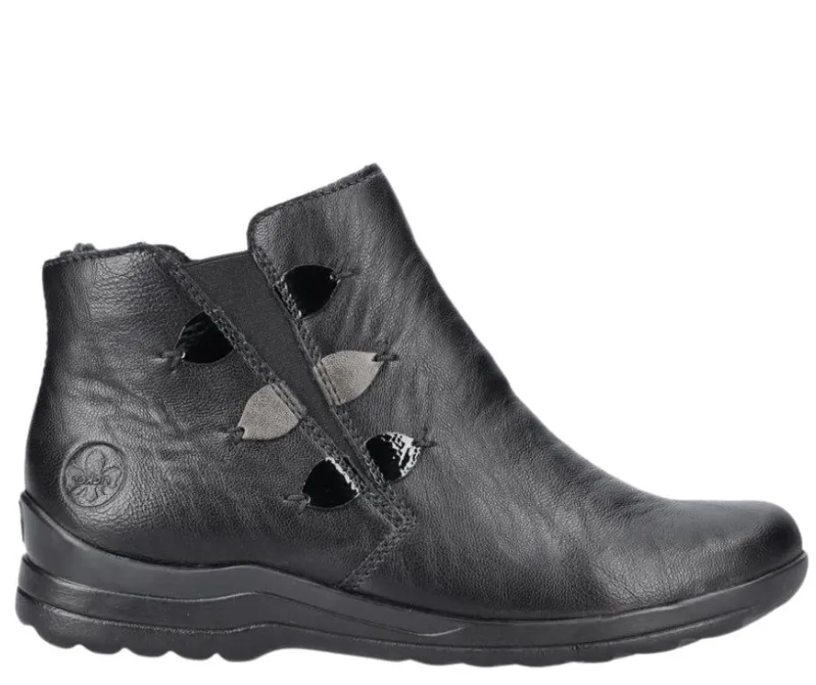 Rieker nilkkurit - Musta L1882-00