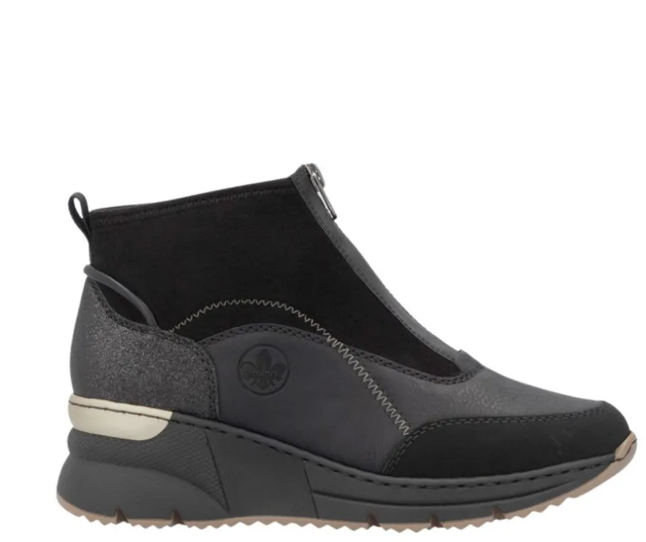 Rieker nilkkurit - Musta N6361-00