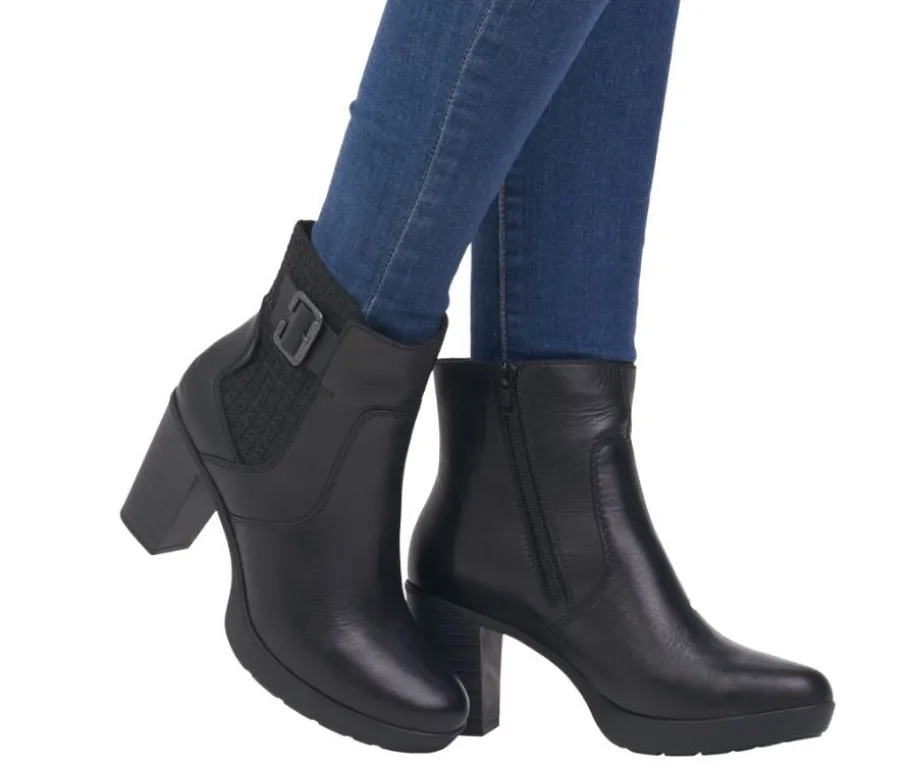 Rieker nilkkurit - Musta Y2252-00