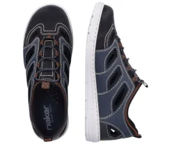 Rieker sandaalikengät - Sininen kombi 08665-14