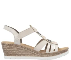Rieker sandaalit - Beige 619B2-60